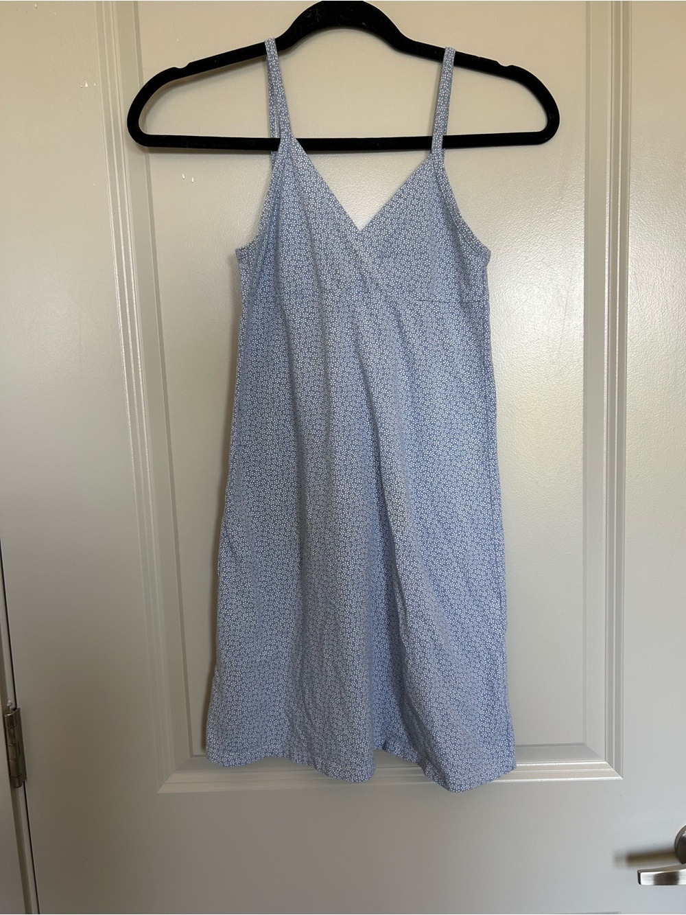 brandy melville blue and white dress Powder Mini with Ditsy Floral RRPAYDAYSALE Once upon a time, Size:5XL 34/35 size features are